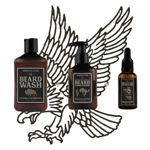 Beard Care Bundle |  𝟺̶𝟺̶.̶𝟿̶𝟽̶ Save 22%